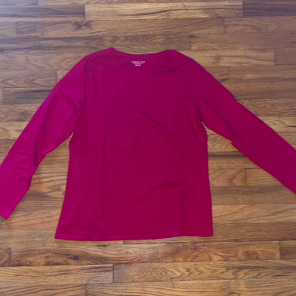 Women’s Red Coldwater Creek Long Sleeve